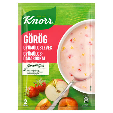 Knorr Frissítő Ízek görög gyümölcsleves gyümölcsdarabokkal
