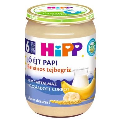 Hipp bio Jó éjt tejbegríz banános 6 hónapos kortól