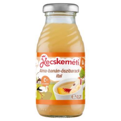 Kecskeméti alma-banán-őszibarack bébiital 4 hónapos kortól 0,2 l