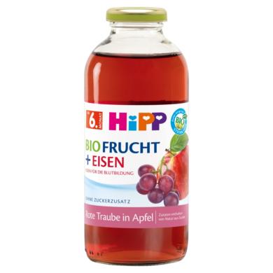 HiPP bio alma-szőlő-arónia bébiital C-vitaminnal és vassal 6 hónapos kortól - 500 ml