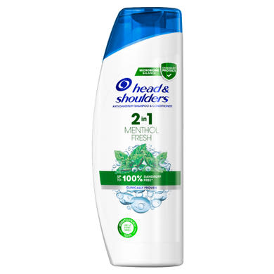 Head & Shoulders Menthol Fresh 2az1-ben Sampon Korpásodás Elleni Sampon