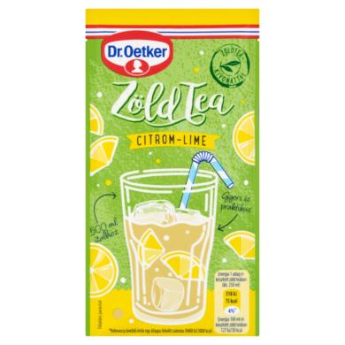 Dr. Oetker Citrom-Lime zöld tea italpor citromos zöldtea-kivonattal