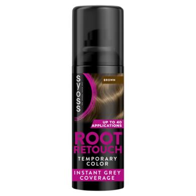 Syoss Root Retoucher lenövést elfedő hajszínező spray Barna 