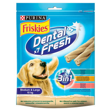 Friskies Dental Fresh kiegészítő állateledel felnőtt kutyák számára