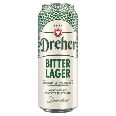 Dreher Bitter Lager minőségi világos sör 5%
