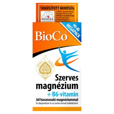 BioCo Szerves Magnézium+B6-vitamin Megapack tabletta