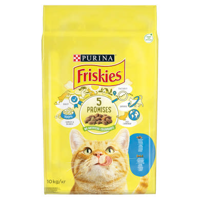 Friskies macska szárazeledel adult lazac& zöldség