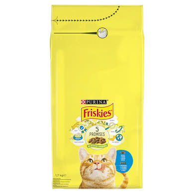 Friskies macska szárazeledel lazac&zöldség