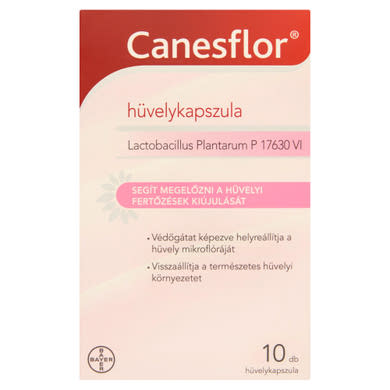 Canesflor probiotikus hüvelykapszula, pl. antibiotikum kúra után