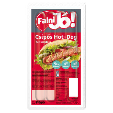 Falni Jó! füst ízesítésű csípős hot-dog