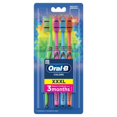 Oral-B Color Collection Manuális Fogkefe,  4 darab