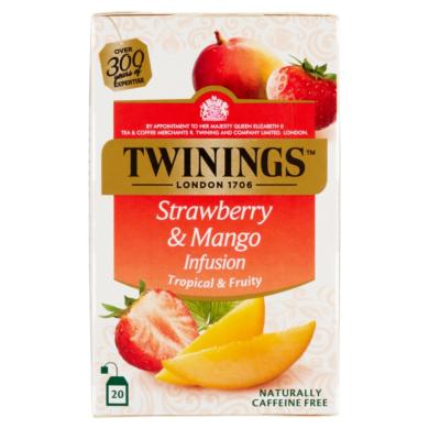 Twinings Infuso filteres mangó és eper ízesítésű tea 20 filter 40 g