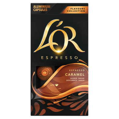 L'OR Espresso karamellízű őrölt-pörkölt kávé kapszulában 10 db