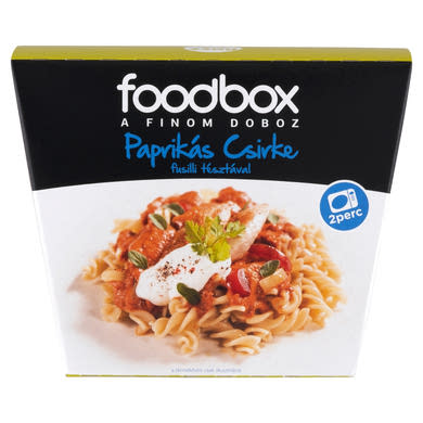 Foodbox paprikás csirke fusilli tésztával