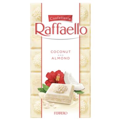 Raffaello Prémium táblás fehér csokoládé kókuszos-mandulás krémmel töltve