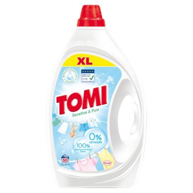 Tomi Sensitive & Pure folyékony mosószer 50 mosás, 2,25 l