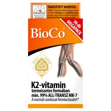 BioCo K2-vitamin étrend-kiegészítő tabletta