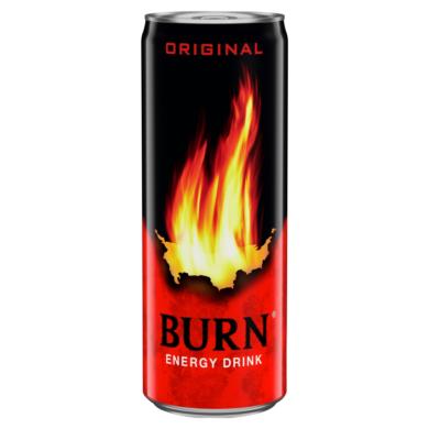 Burn Original szénsavas ital koffeinnel, inozitollal, guaranamag kivonattal, B-vitaminokkal