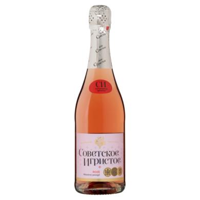 Szovjetszkoje Igrisztoje félszáraz rosé pezsgő 12%