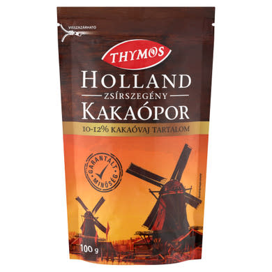 Thymos holland zsírszegény kakaópor