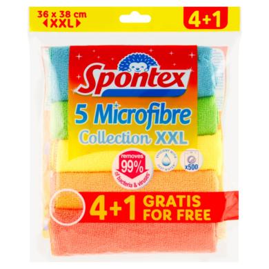 Spontex mikroszálas törlőrongy XXL 5 db