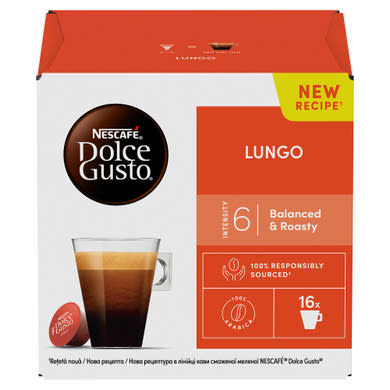 NESCAFÉ Dolce Gusto Lungo kávékapszula 16 x 5,6 g (89,6 g)