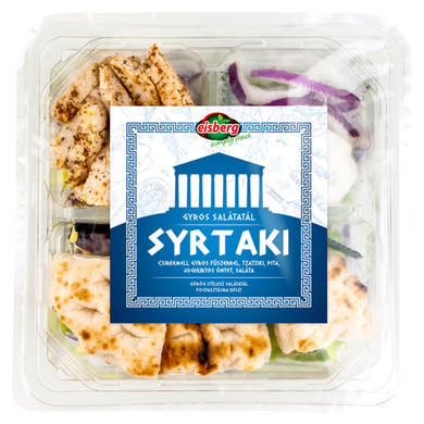 Eisberg Syrtaki gyros salátatál