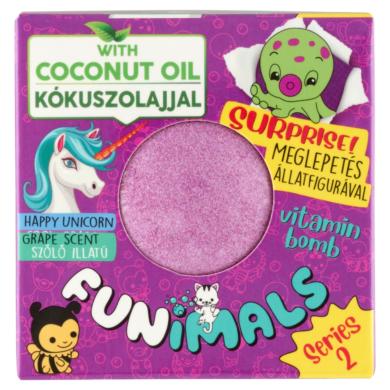 Funimals Cool Grape 3 az 1-ben varázslatos fürdőgolyó