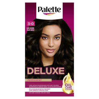 Palette Deluxe 3-0 sötétbarna intenzív krémhajfesték (800)