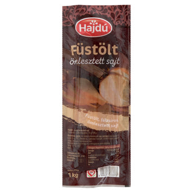 Hajdú füstölt, félzsíros, ömlesztett sajt