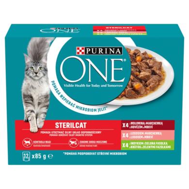 Purina One Sterilcat teljes értékű állateledel felnőtt macskák számára 12 x