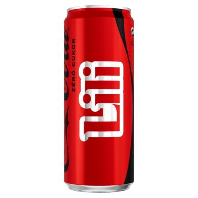 Coca-Cola Zero colaízű energiamentes szénsavas üdítőital édesítőszerekkel
