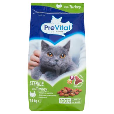PreVital száraz macskaeledel adult steril pulyka