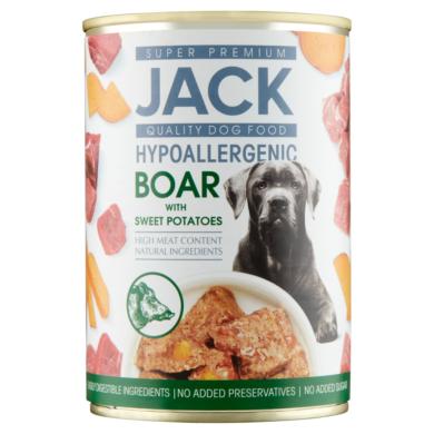 Jack Super Premium hipoallergén teljes értékű felnőtt kutyaeledel vaddisznó édesburgonyával