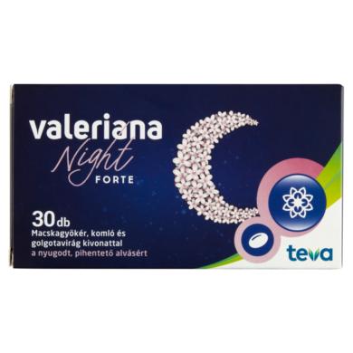 Valeriana Night Forte étrend-kiegészítő lágyzselatin kapszula