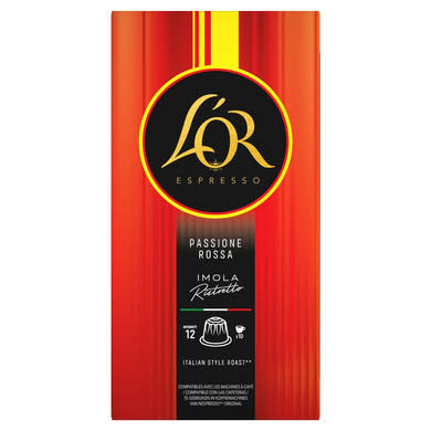 L'OR Espresso Ristretto Imola őrölt-pörkölt kávé kapszulában 10 db