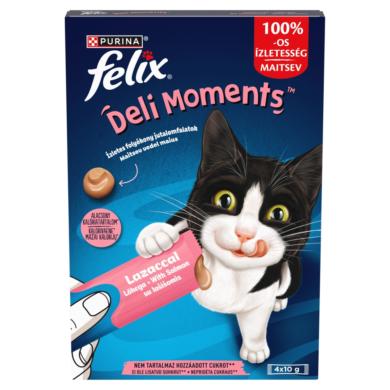 Purina Felix Deli Moments lazac macska jutalomfalat 4 x
