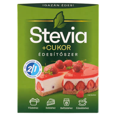 Politur Stevia + Cukor kristálycukor és stevia tartalmú édesítőszer