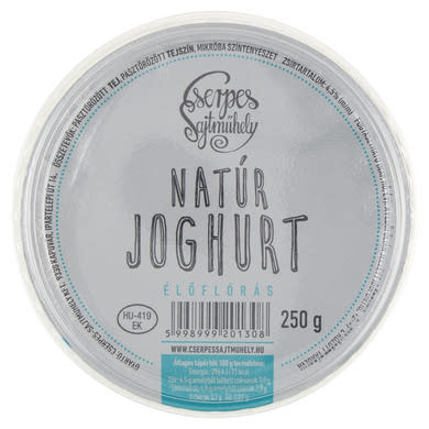 Cserpes Sajtműhely natúr joghurt élőflórás