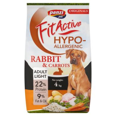 FitActive Originals Hypoallergenic light adult száraz kutyaeledel nyúl&répa