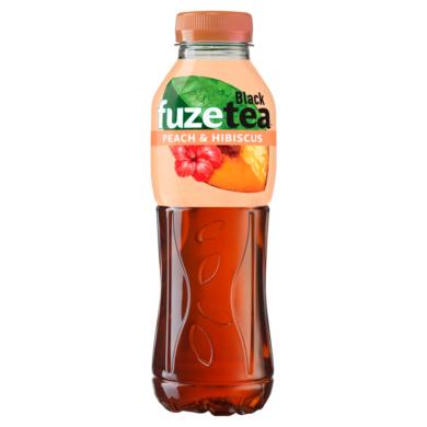 FUZETEA szénsavmentes őszibarack és hibiszkusz ízű üdítőital cukorral és édesítőszerrel