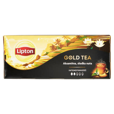 Lipton Gold Tea ízesített fekete tea 25 filter 37,5 g