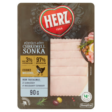 HERZ füstölt-főtt csirkemell sonka