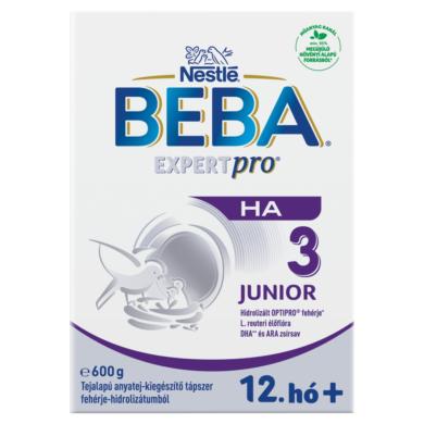 Beba Expertpro HA 3 Junior tejalapú anyatej-kiegészítő tápszer fehérje-hidrolizátumból 12.hónapos kortól