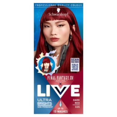 Schwarzkopf Live hajszínező  /026 sötét vörös