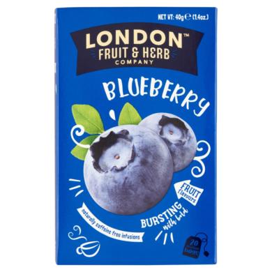 London Fruit & Herb Company Blueberry Bliss feketeáfonya-ízesítésű gyümölcstea 20 filter