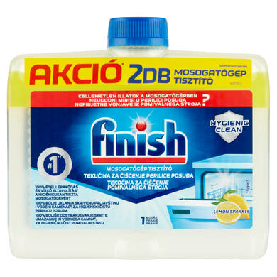 Finish mosogatógép tisztító citromos illattal 2 x