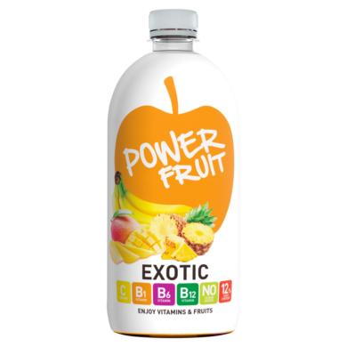 Power Fruit Exotic energiaszegény, vegyesgyümölcs ital szűrt vízzel, édesítőszerekkel