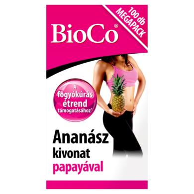 BioCo Ananász kivonat papayával Megapack tabletta 100 x 0,9 g (90 g)
