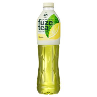 FuzeTea energiamentes, szénsavmentes citromízű üdítőital zöld tea kivonattal